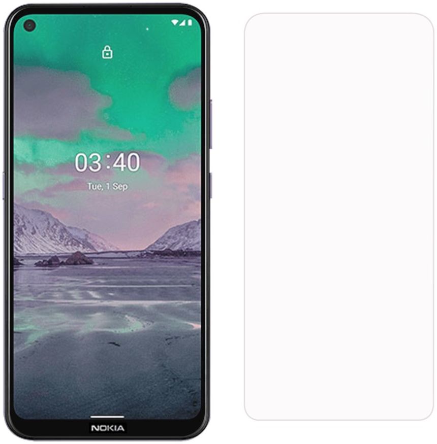 Nokia 3.4 Screenprotector 2.5D Arc Edge Tempered Glass afbeelding 2