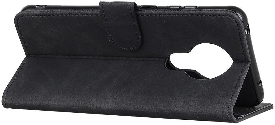 Nokia 3.4 Vintage Book Case Hoesje Wallet Zwart afbeelding 7