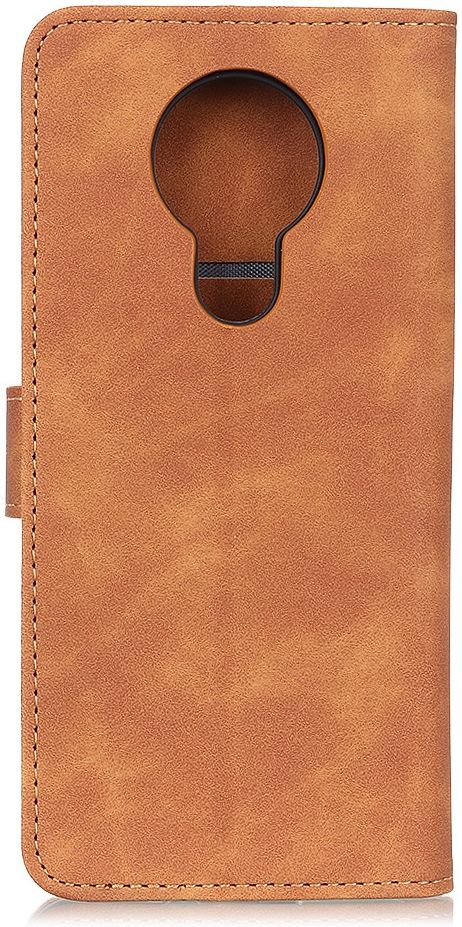 Nokia 3.4 Vintage Book Case Hoesje Wallet Bruin afbeelding 4
