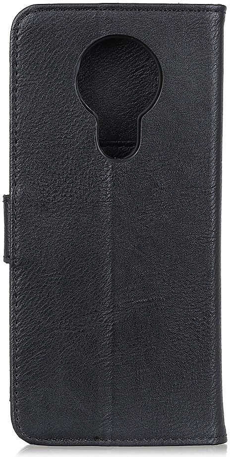 Nokia 3.4 Hoesje Retro Wallet Book Case Zwart afbeelding 6