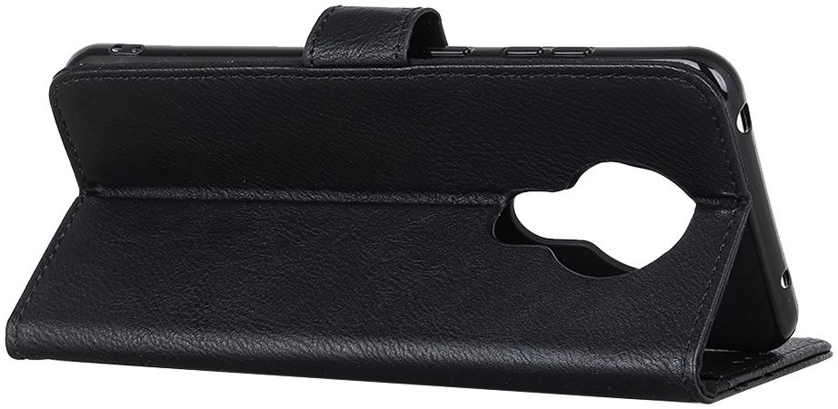 Nokia 3.4 Hoesje Retro Wallet Book Case Zwart afbeelding 7