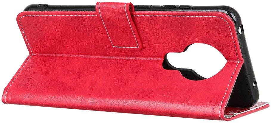 Nokia 3.4 Portemonnee Stand Hoesje Rood afbeelding 5