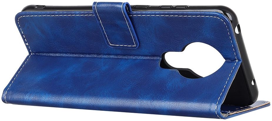 Nokia 3.4 Portemonnee Stand Hoesje Blauw afbeelding 6