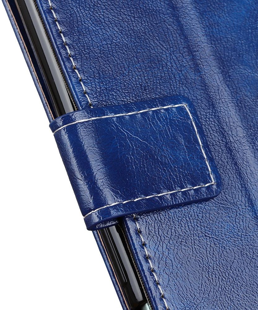 Nokia 3.4 Portemonnee Stand Hoesje Blauw afbeelding 8
