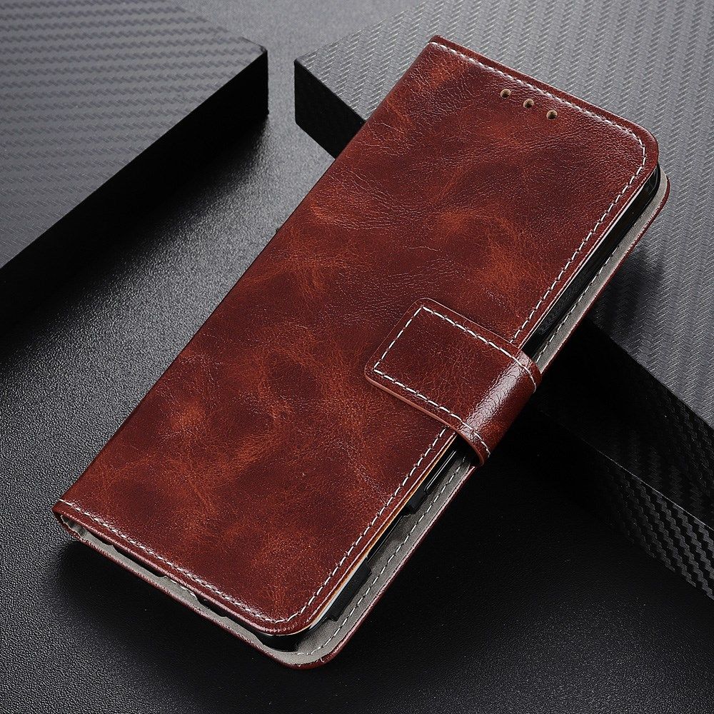 Nokia 3.4 Portemonnee Stand Hoesje Bruin afbeelding 2