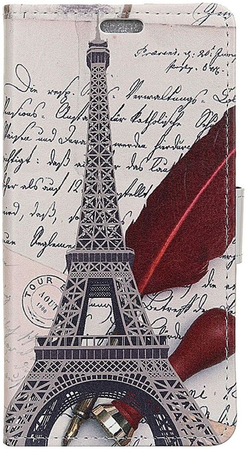 Nokia 3.4 Wallet Case met Eiffeltoren Print afbeelding 2