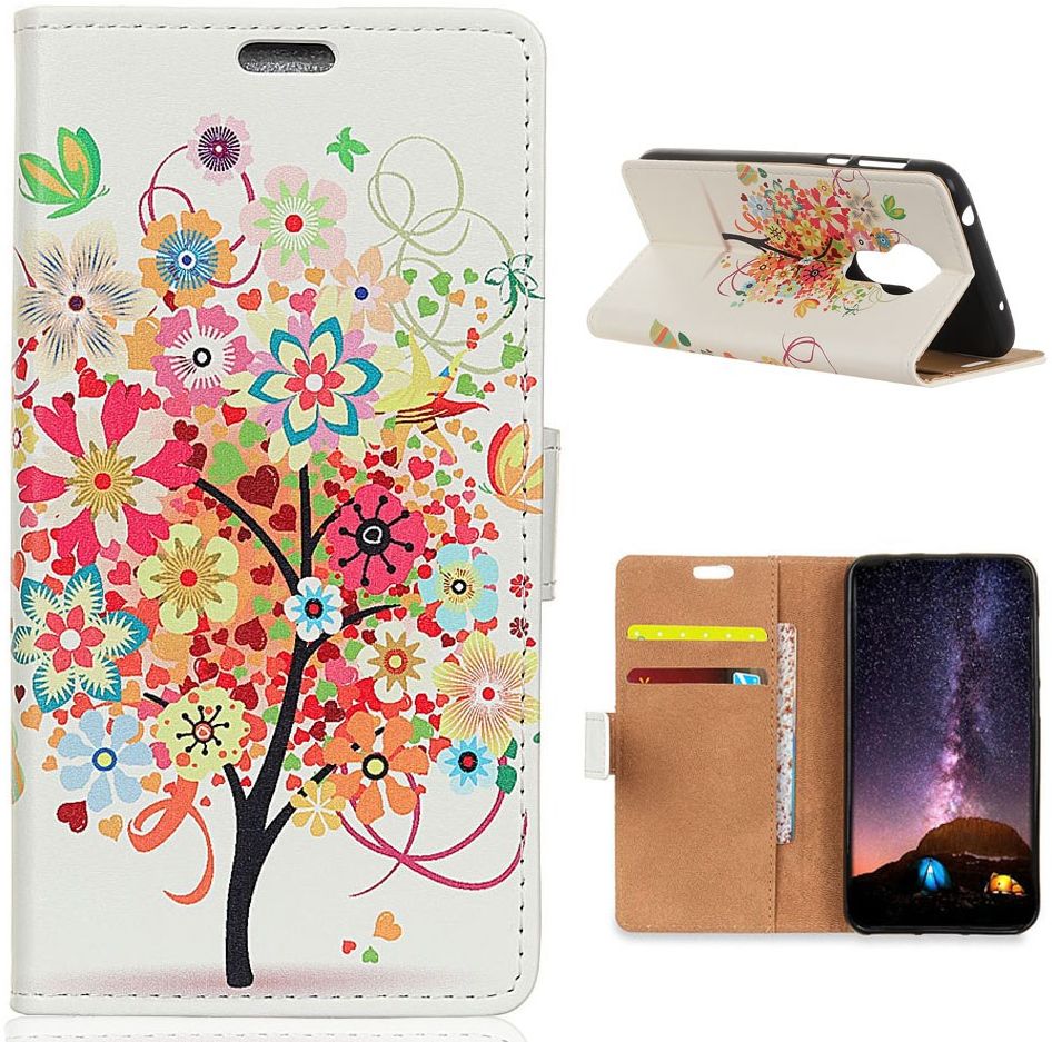 Nokia 3.4 Wallet Case Met Bloemen Print afbeelding 1