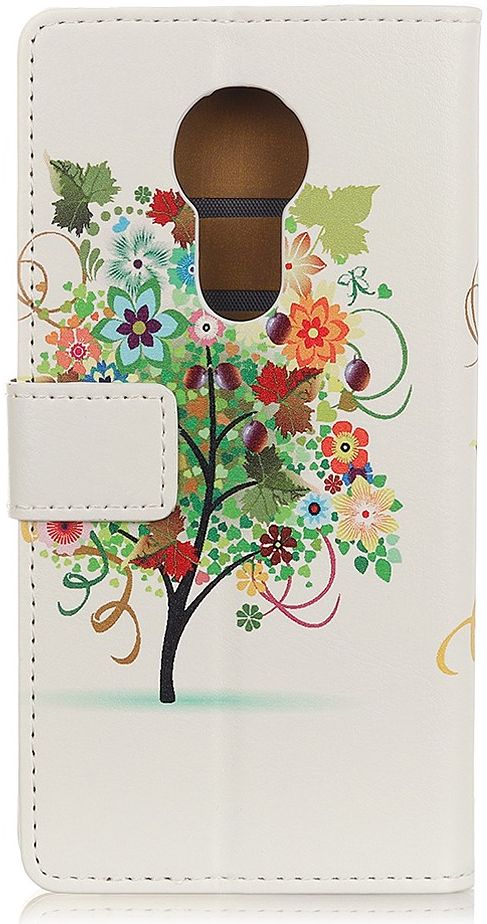 Nokia 3.4 Wallet Case Met Gekleurde Boom Print afbeelding 3