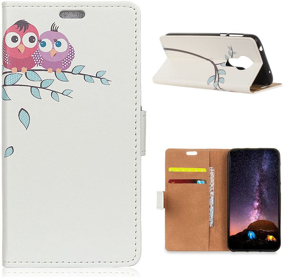Nokia 3.4 Wallet Case met Uilen Print afbeelding 1