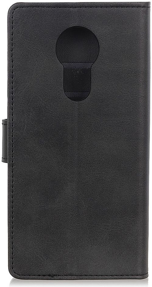 Nokia 3.4 Hoesje Book Case Kunst Leer Zwart afbeelding 3