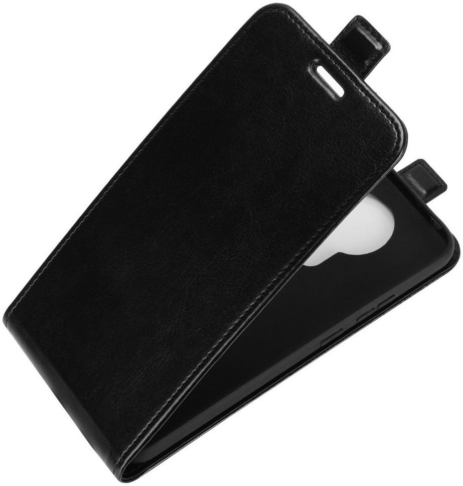 Nokia 3.4 Hoesje Verticale Flip Case Zwart afbeelding 1