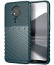 Nokia 3.4 Twill Thunder Texture Back Cover Groen