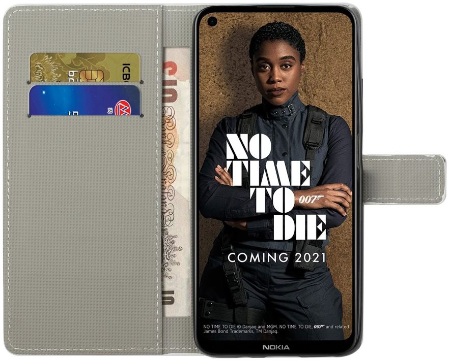 Nokia 3.4 Hoesje Portemonnee Book Case met Uilen Print afbeelding 2