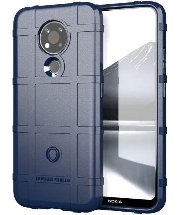 Nokia 3.4 Hoesje Shock Proof Rugged Shield Blauw Hoesjes
