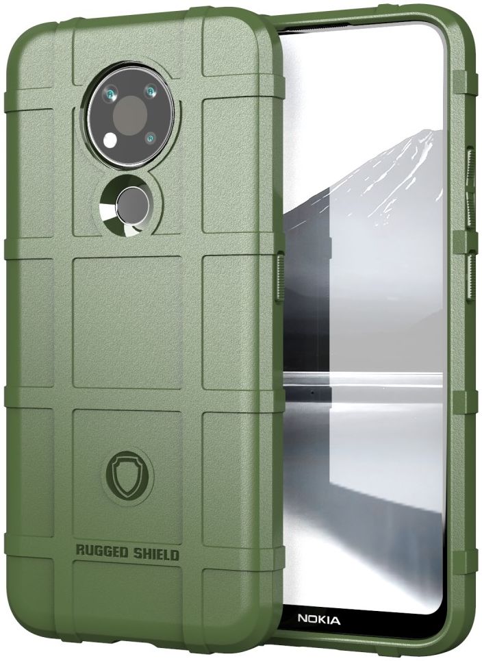 Nokia 3.4 Hoesje Shock Proof Rugged Shield Groen afbeelding 1