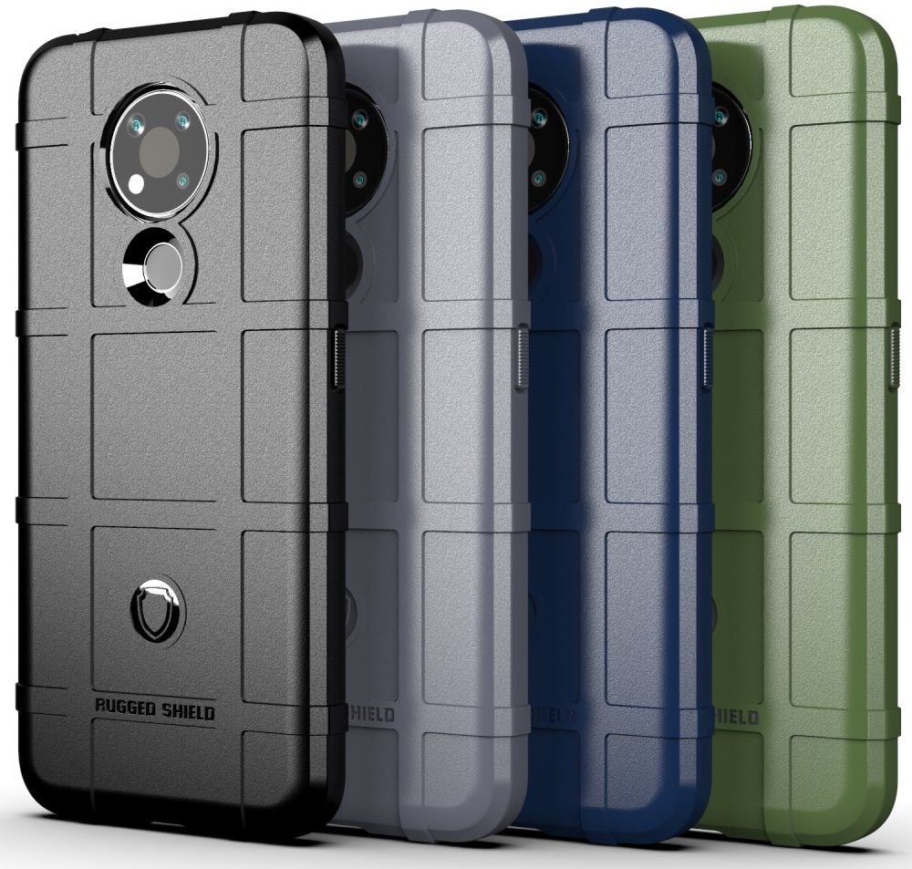 Nokia 3.4 Hoesje Shock Proof Rugged Shield Groen afbeelding 2