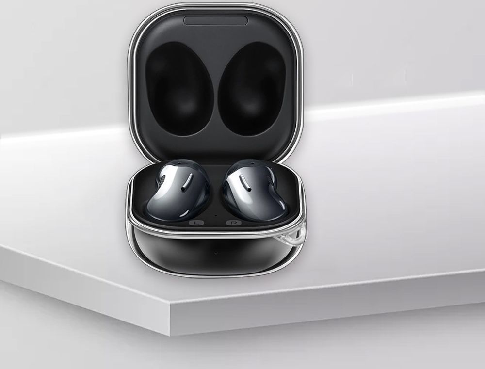 Samsung Galaxy Buds Live/Buds 2/Pro Hoesje Hard Plastic Case Clear afbeelding 5