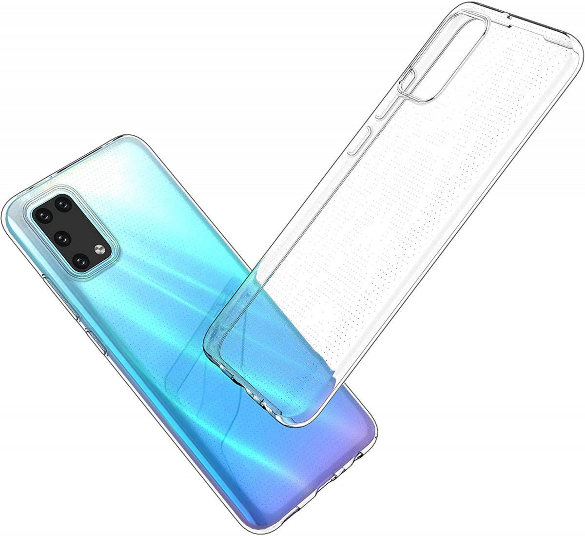Samsung Galaxy A02S Hoesje Back Cover Dun TPU Transparant afbeelding 2