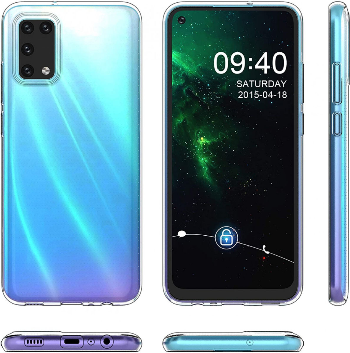 Samsung Galaxy A02S Hoesje Back Cover Dun TPU Transparant afbeelding 7