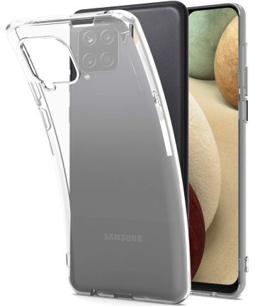 Samsung Galaxy A12 Hoesje Dun TPU Transparant Hoesjes