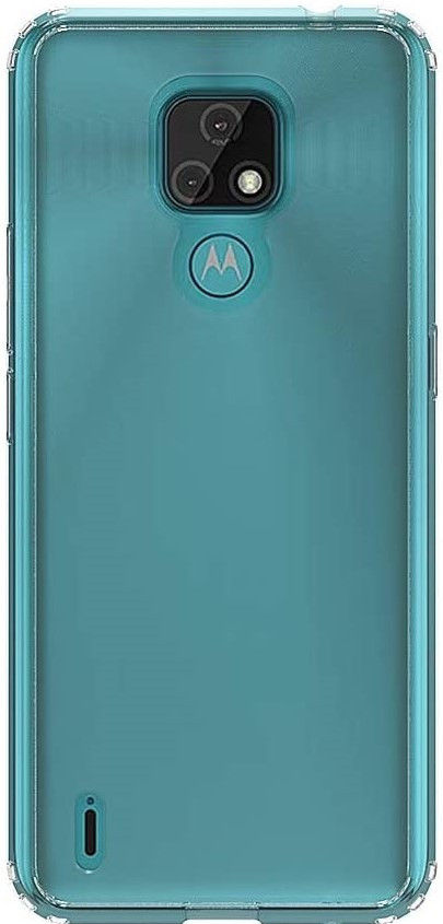 Motorola Moto E7 Hoesje Back Cover Dun TPU Transparant afbeelding 1