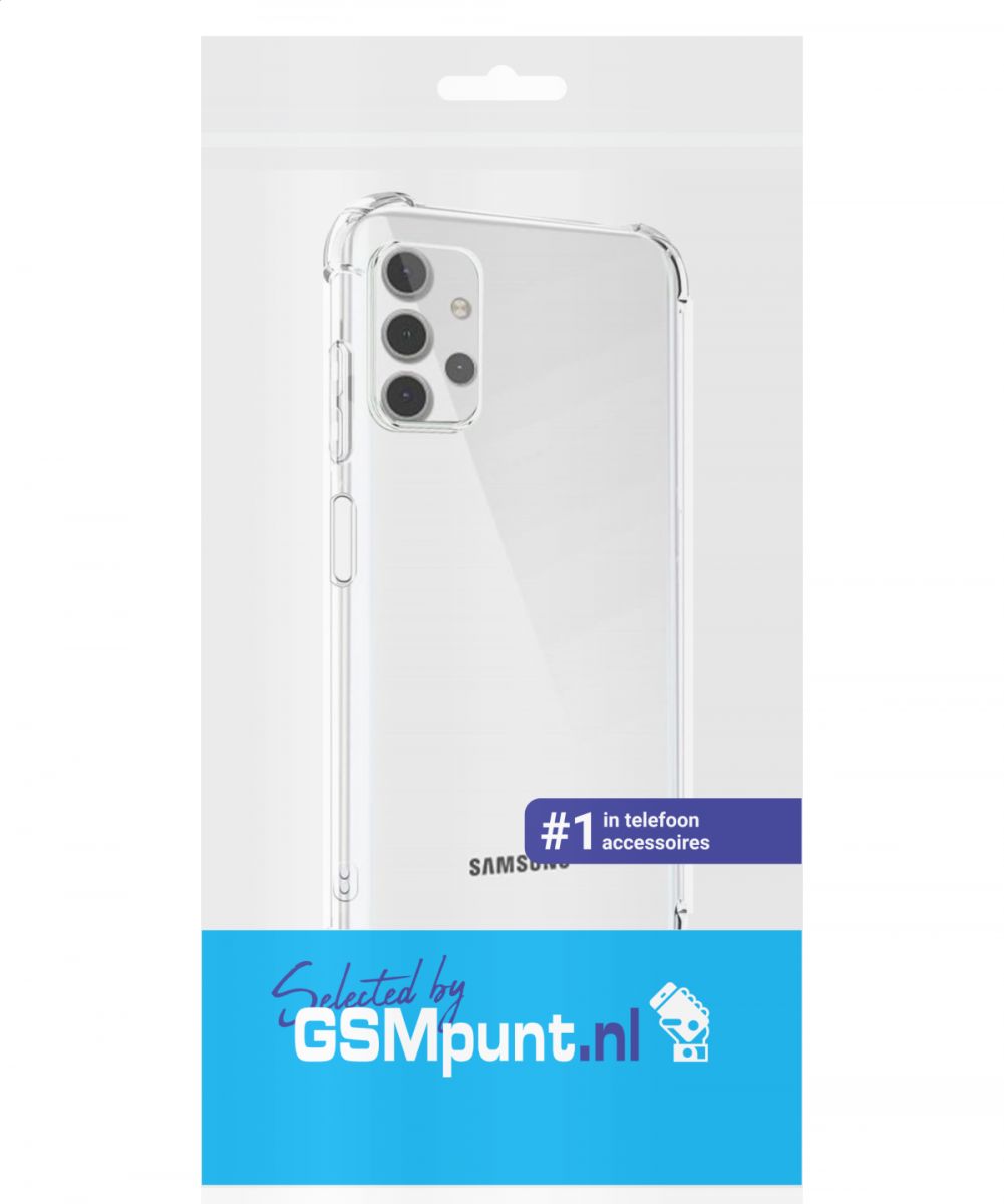 Samsung Galaxy A32 5G Hoesje Schokbestendig Transparant afbeelding 2