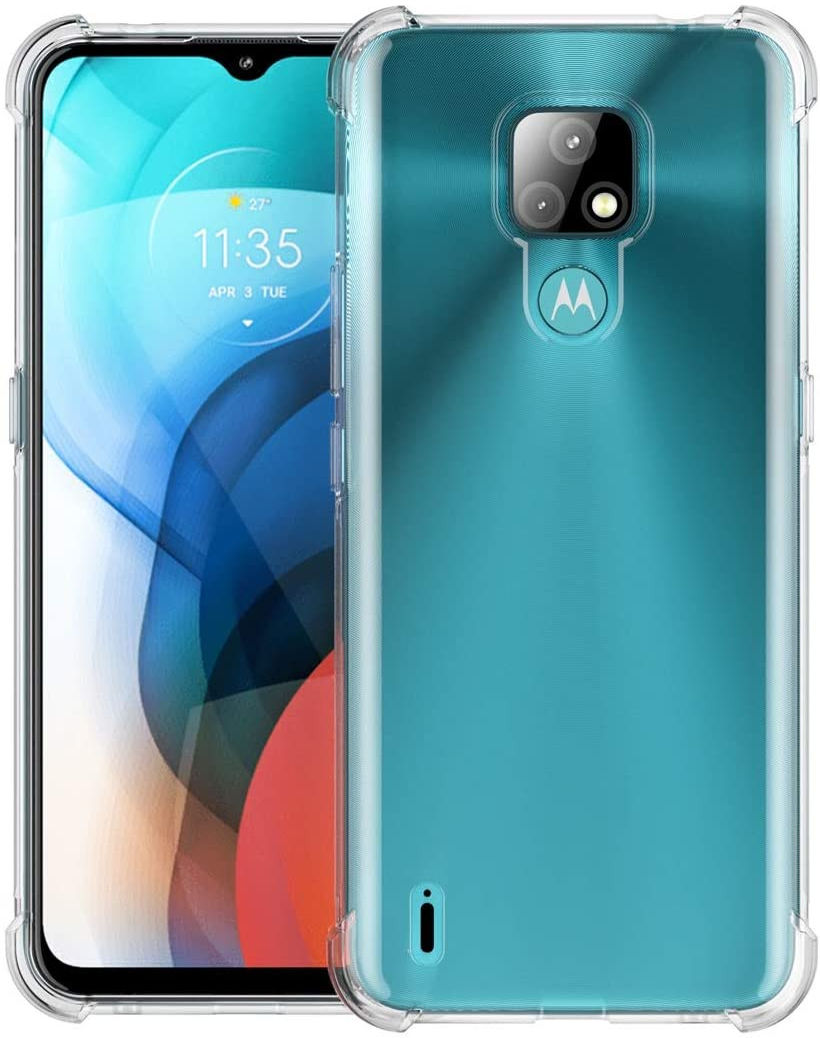 Motorola Moto E7 Hoesje Schokbestendig Transparant afbeelding 1
