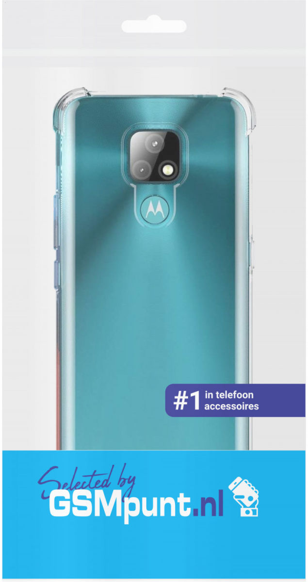 Motorola Moto E7 Hoesje Schokbestendig Transparant afbeelding 4