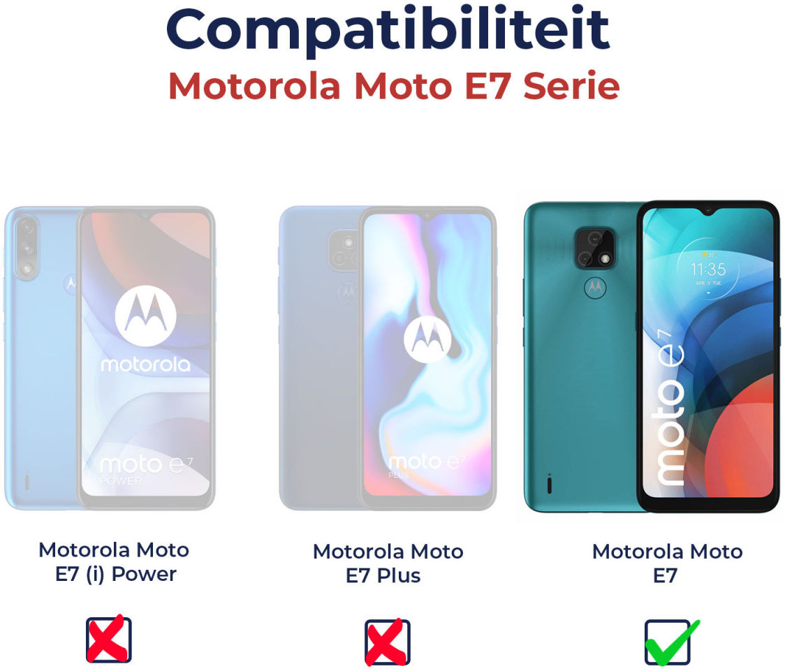 Motorola Moto E7 Hoesje Schokbestendig Transparant afbeelding 8