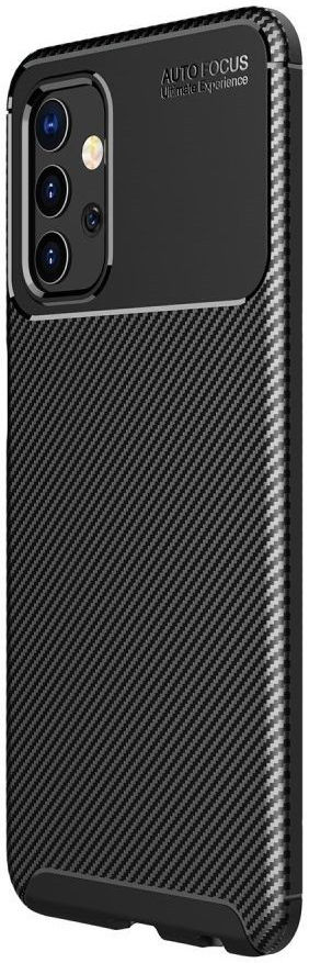 Samsung Galaxy A32 5G Hoesje Siliconen Carbon TPU Back Cover Zwart afbeelding 1