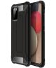 Samsung Galaxy A02S Hoesje Shock Proof Hybride Back Cover Zwart