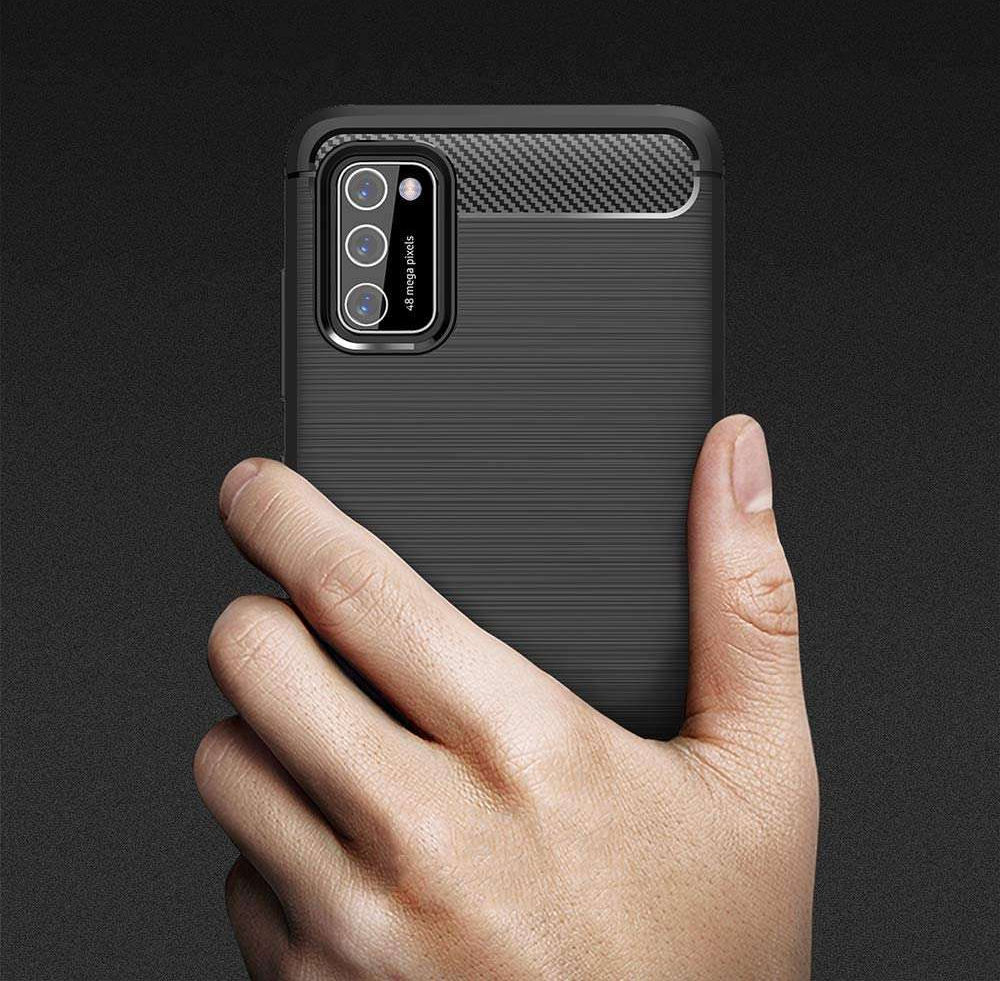 Xiaomi Poco M3 Hoesje Geborsteld TPU Flexibele Back Cover Zwart afbeelding 8