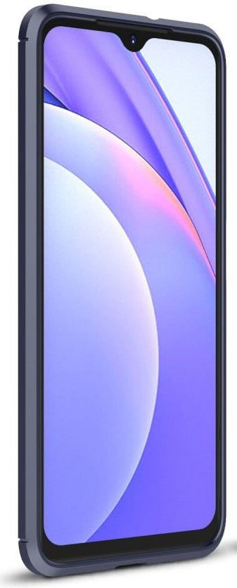 Xiaomi Poco M3 Hoesje Geborsteld TPU Flexibele Back Cover Blauw afbeelding 2