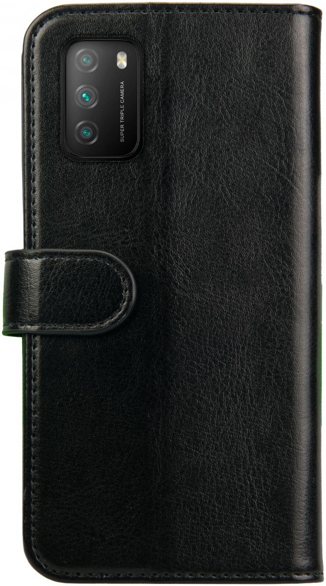 Rosso Element Xiaomi Poco M3 Hoesje Book Cover Wallet Case Zwart afbeelding 2