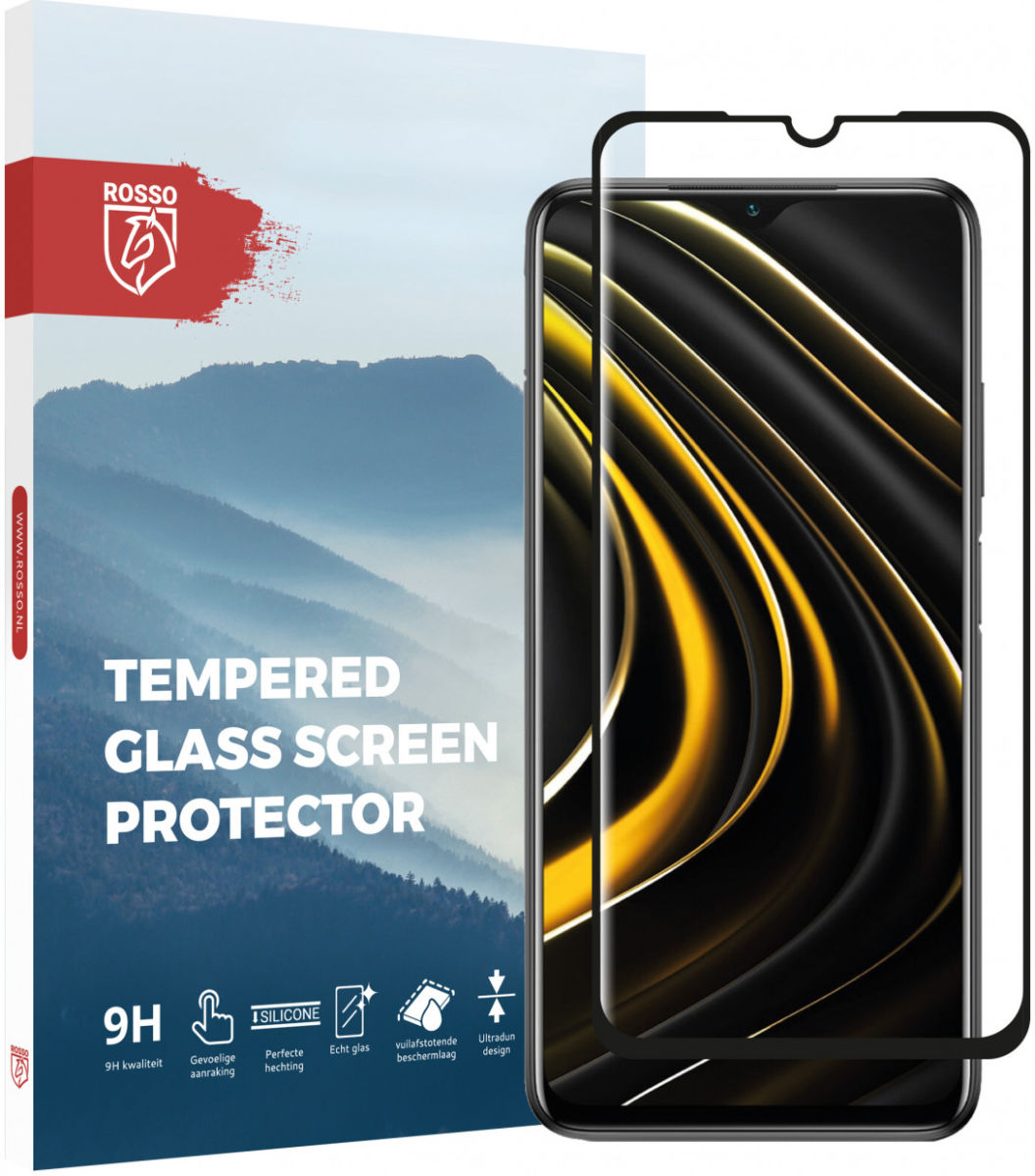 Rosso Xiaomi Poco M3 9H Tempered Glass Screen Protector afbeelding 1