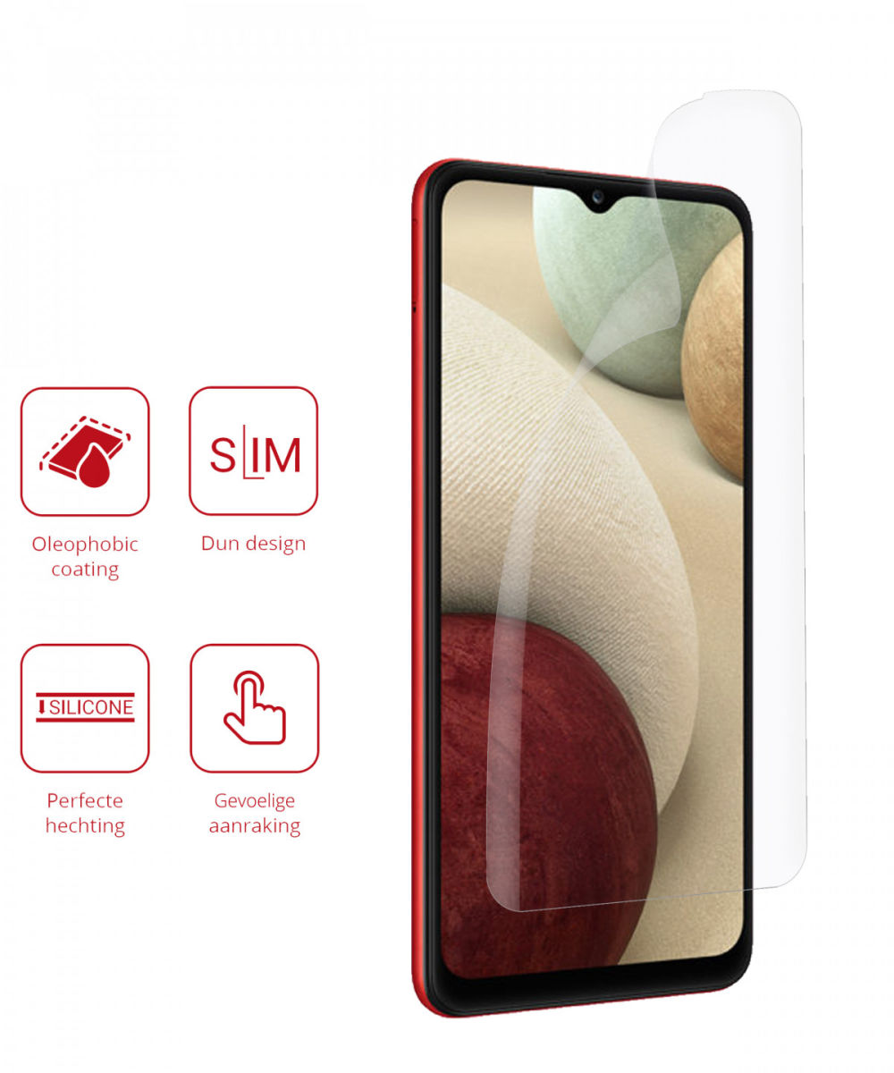 Rosso Samsung Galaxy A02S Ultra Clear Screen Protector Duo Pack afbeelding 2