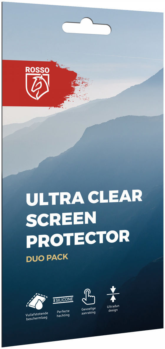 Rosso Samsung Galaxy A02S Ultra Clear Screen Protector Duo Pack afbeelding 8