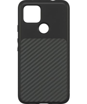 RhinoShield SolidSuit Google Pixel 4A 5G Hoesje Carbon Fiber 