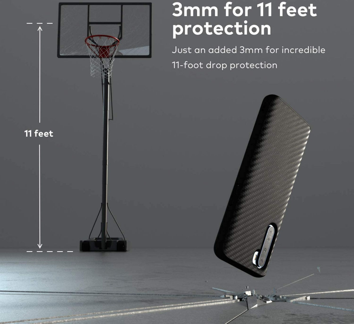 RhinoShield SolidSuit OnePlus Nord Hoesje Carbon Fiber afbeelding 8