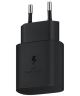 Originele Samsung Super Fast Charge Adapter USB-C Snellader 25W Zwart