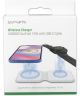 4smarts Dubbele Apple MagSafe 15W Draadloze Oplader met USB-C Kabel