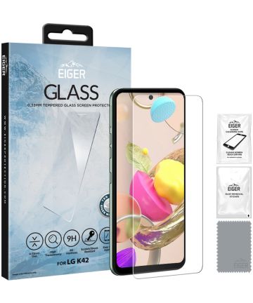 Eiger LG K42 / K52 Tempered Glass Case Friendly Screen Protector Plat Screen Protectors