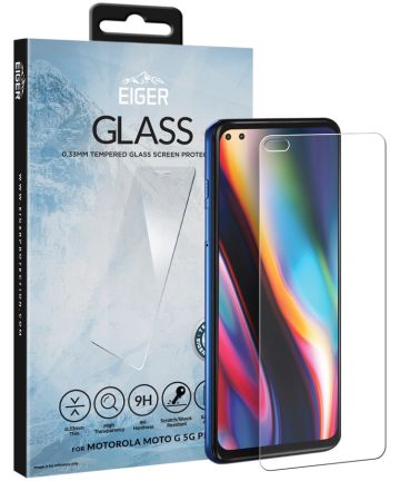 Eiger Motorola Moto G 5G+ Tempered Glass Case Friendly Protector Plat Screen Protectors