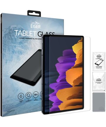 Eiger Samsung Galaxy Tab S8 / S7 Tempered Glass Case Friendly Plat Screen Protectors