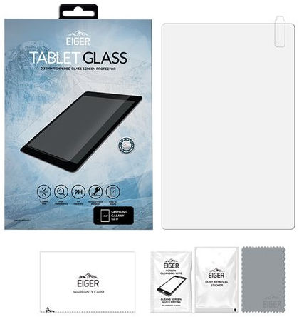 Eiger Samsung Galaxy Tab S8 / S7 Tempered Glass Case Friendly Plat afbeelding 2