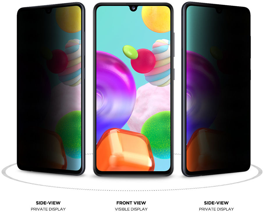 Eiger Samsung Galaxy A41 Privacy Glass Screen Protector Gebogen afbeelding 3
