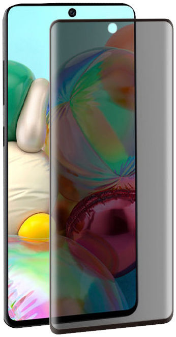 Eiger Samsung Galaxy A71 Privacy Glass Case Friendly Protector Gebogen afbeelding 2