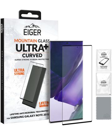 Eiger ULTRA+ Samsung Note 20 Ultra Screen Protector Antibacterieel Screen Protectors