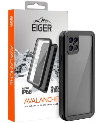 Eiger Avalanche Apple iPhone 12 Pro Max Waterdicht Hoesje Zwart Hoesjes