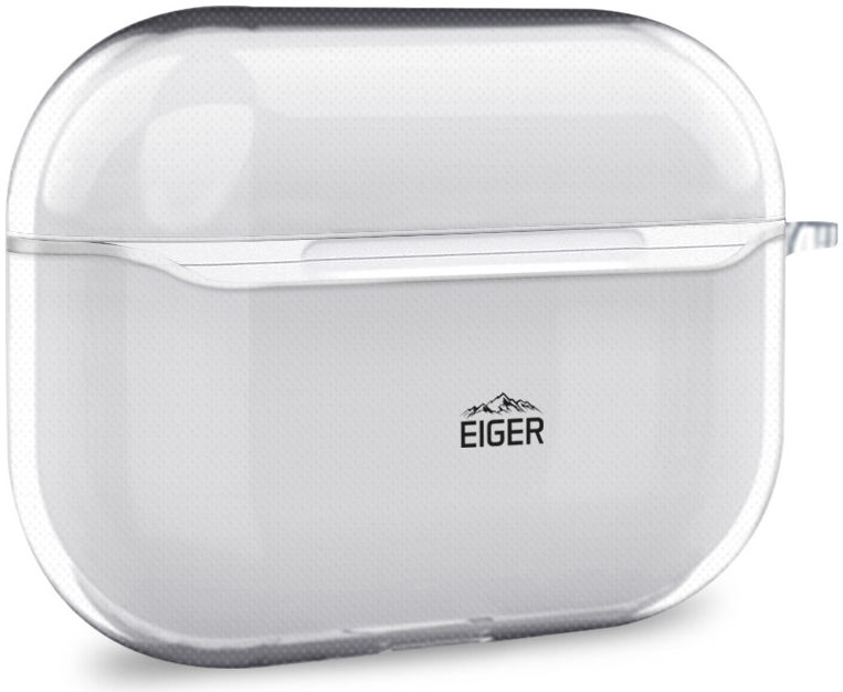 Eiger Glacier Apple AirPods Pro Hoesje met Karabijnhaak Transparant afbeelding 3